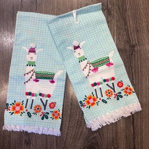 Set of Llama Tea Towels